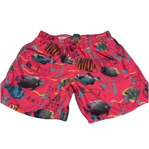 Vilebrequin Tigre Bengale Men's Mesh Lined Swimwear Trunks Size XXL Drawstring